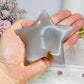 Druzy Agate Carved Star on Stand 10cm