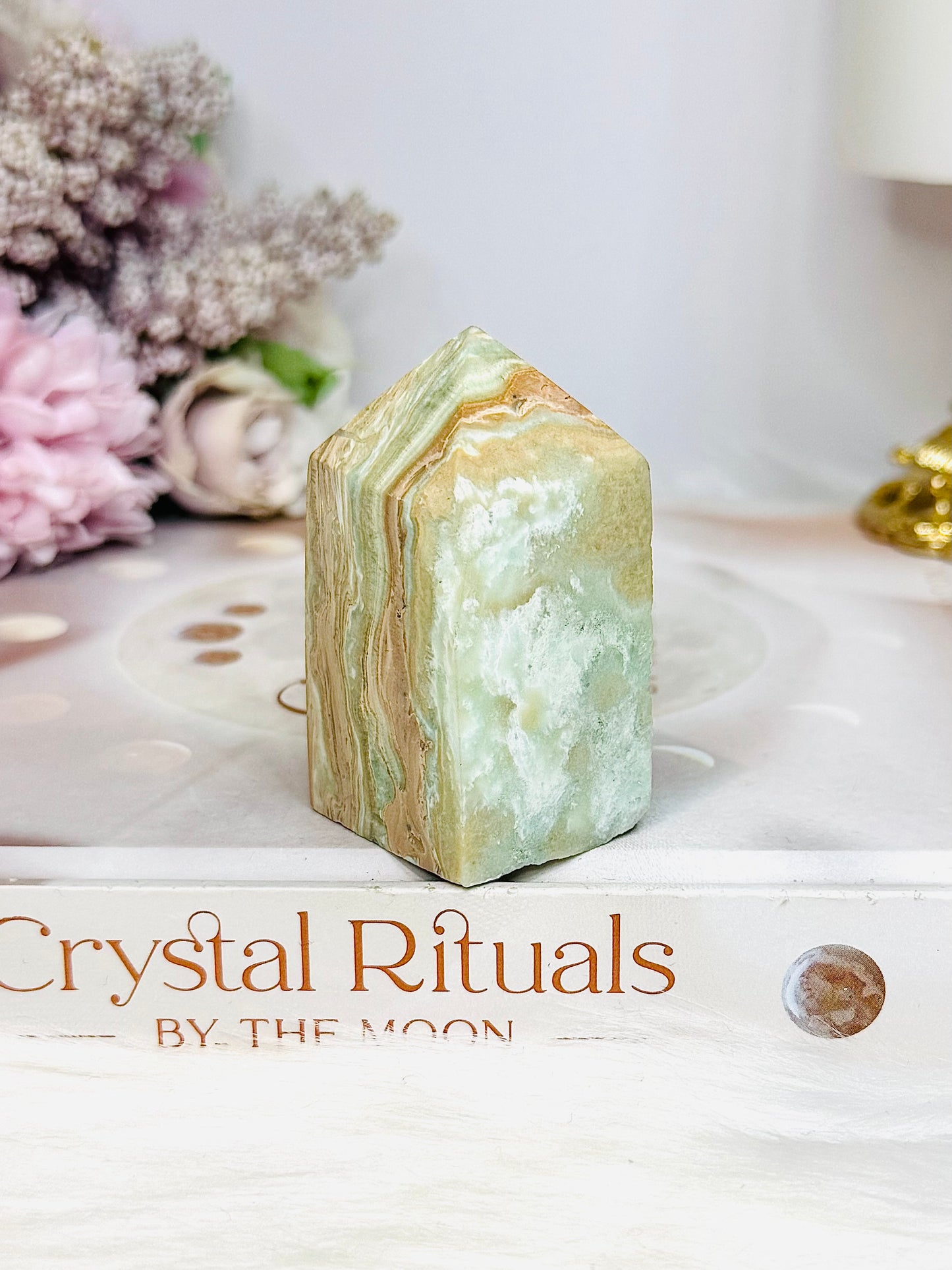 Small Caribbean Calcite Chunky Tower 5.5cm