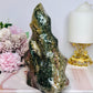 Huge Ocean Jasper Carved Flame | Freeform 17cm 1.14KG