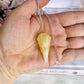 Natural Orange Calcite Pendulum In Gift Bag