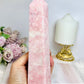 Pink Opal Large Tower 19cm