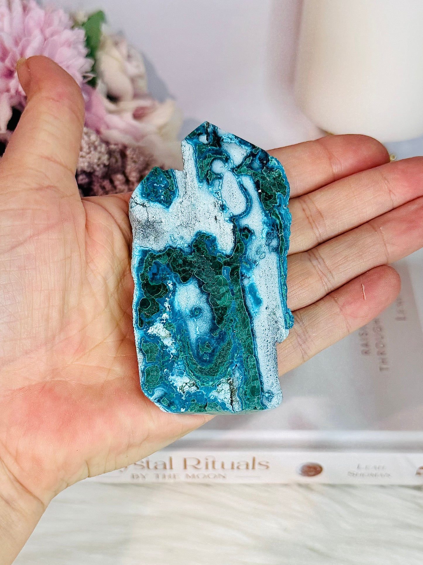 Raw Natural Chrysocolla Freeform 9cm