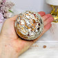 Large Money Agate Druzy Sphere on Stand 389g