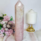 Large Rose Quartz Chunky Tower 23cm