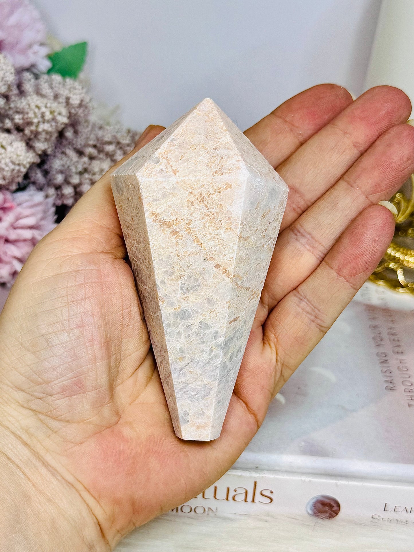 Pink Opal Tower | Point 10cm 223g