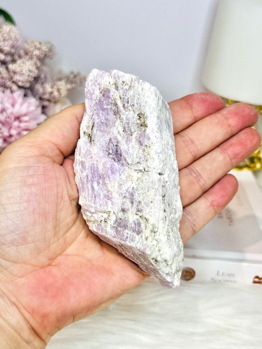 Large Natural Kunzite Specimen 11cm 232g