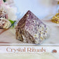 Beautiful Natural Lepidolite | Purple Mica Rough Chunky Tower | Point