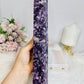 Huge High Grade Purple Mica Tower 33cm 1.4KG