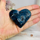 Druzy Moss Agate Carved Moon