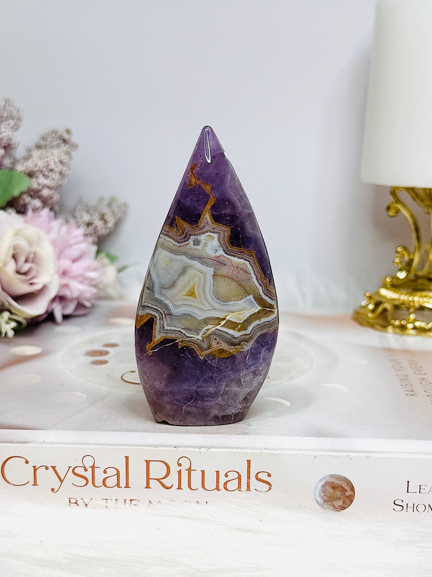 Crazy Lace Amethyst Flame | Freeform 9cm