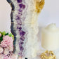 Wow!!!! Truly Divine Tall Large 1.34Gram 30cm Sparkling Sugar Druzy Amethyst Chunky Slice On Stand From Brazil ~ Remarkable Piece