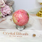 Thulite in Epidote Sphere on Stand 201g