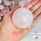 Natural Rose Quartz Sphere On Stand 302grams