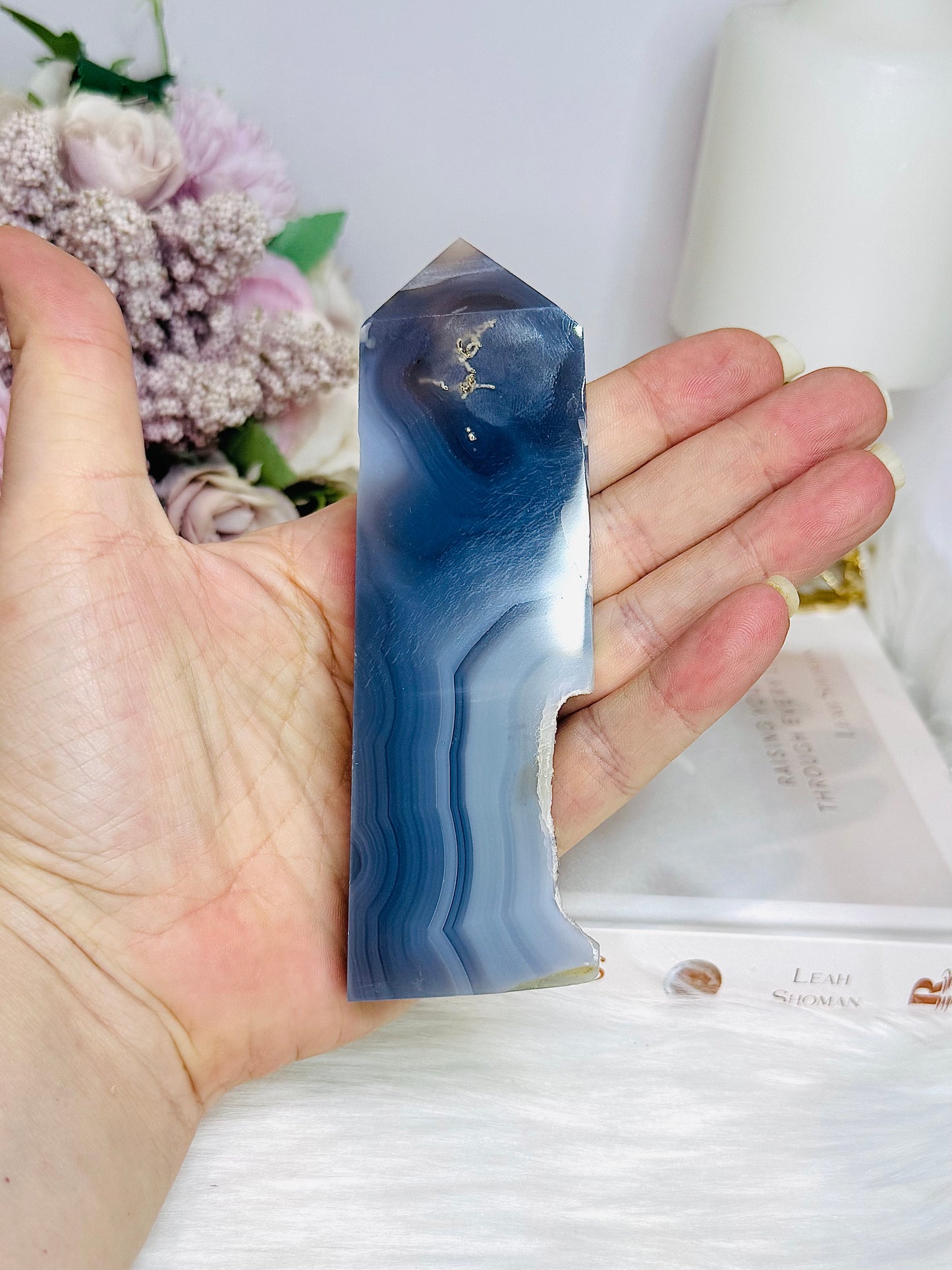 Druzy Agate Tower 12.5cm