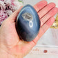 Beautiful 278gram Druzy Agate Carved Egg From Brazil