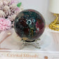 Large Jasper Sphere On Stand 620g
