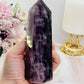 Stunning 13.5cm Purple Fluorite Chunky Tower 406grams