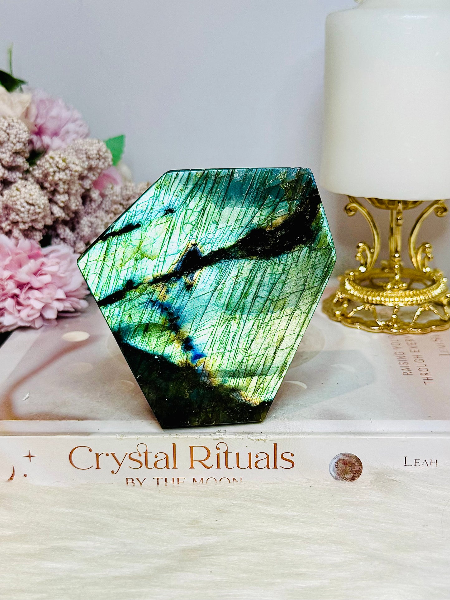 Large High Grade Labradorite Freeform 348g 10cm