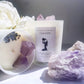 ‘Cleanse’ - Reiki + Amethyst Infused Candle ~ This Large Candle Is The Perfect way to clear your space and Protect yourself from Negative Energy