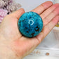 High Grade Chrysocolla Sphere on Stand 181g