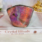 Wow! Incredible Pink, Purple & Orange Flash Natural Labradorite Polished Freeform 324grams