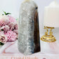 Classy & Fabulous Large 17cm 750gram Druzy Agate Tower From Brazil Just Gorgeous