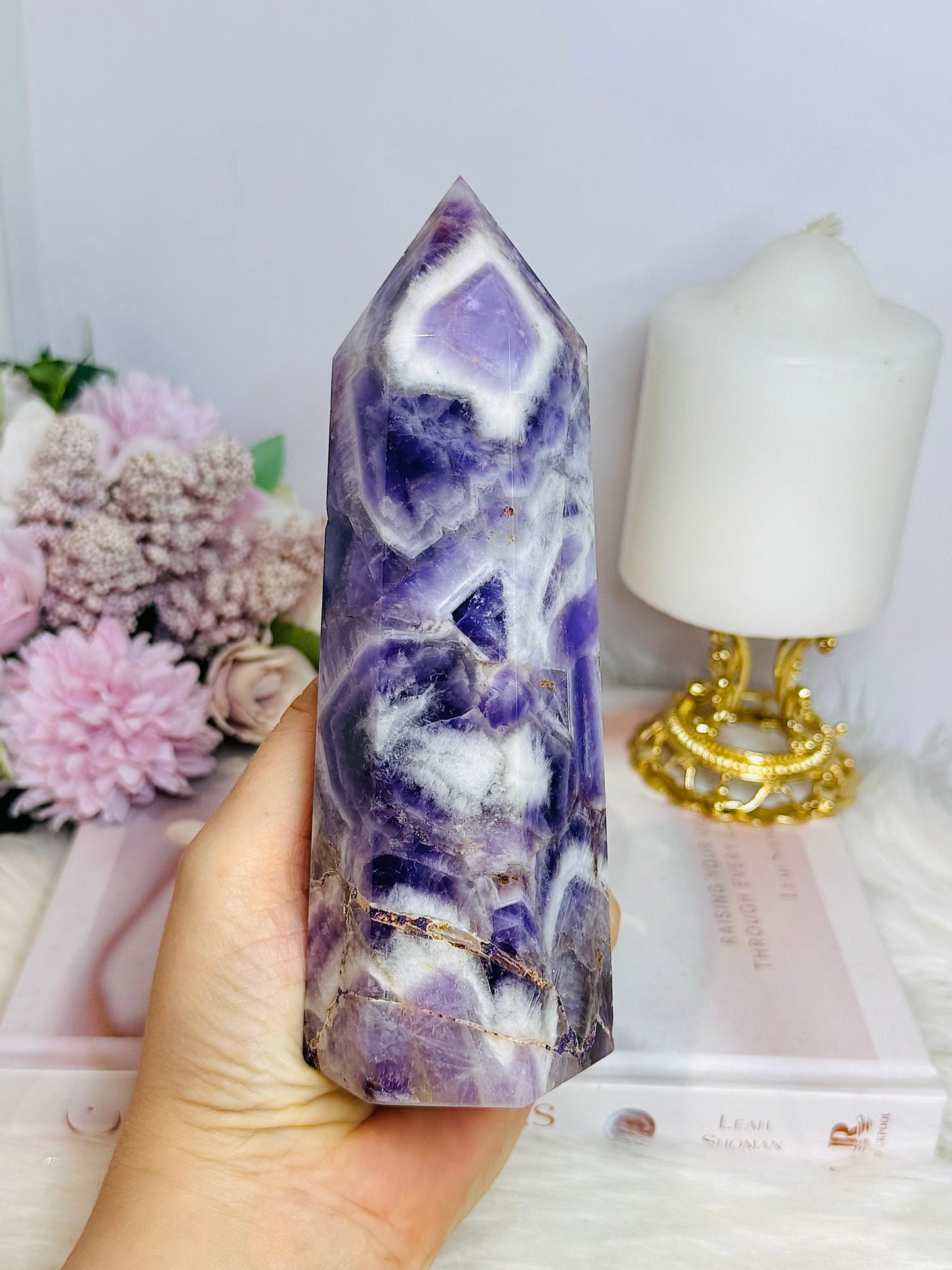 Large Dream | Chevron Amethyst Chunky Tower | Generator 16cm 601g