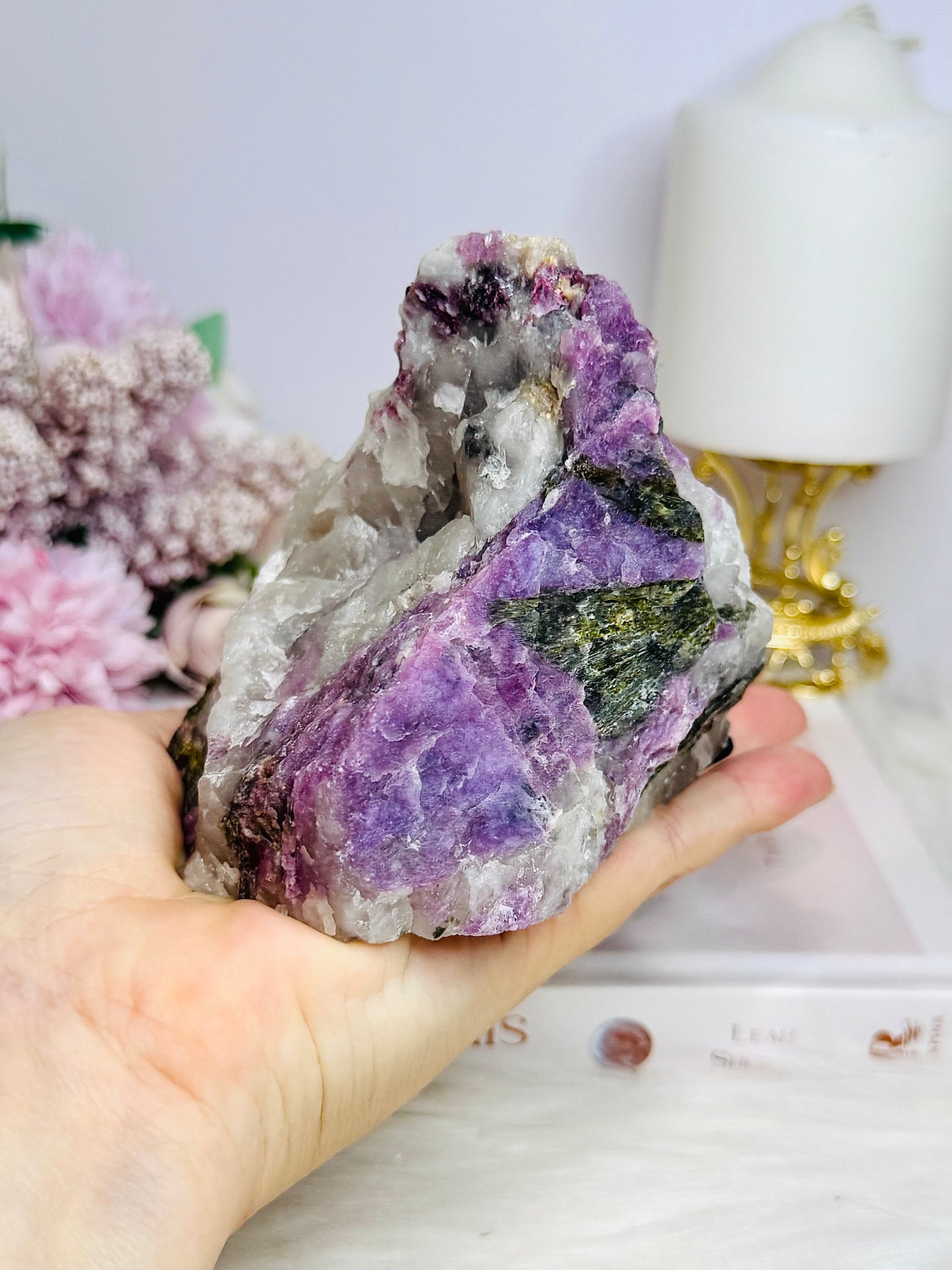 Large Natural Tourmaline Freeform Specimen 553g