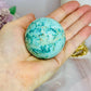 A Rare Stone ~ Genuine Inca Turquoise Sphere 6cm On Stand