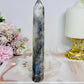 Moss Agate Tower 16cm