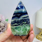 Feather Fluorite Flame 9cm