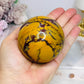 Large Mookaite Jasper Sphere on Stand 412g