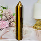 Large Tigers Eye Tower 15.5cm