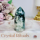 Moss Agate Chunky Tower 7.5cm