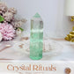 High Grade Fluorite Tower with Rainbows 7.5cm