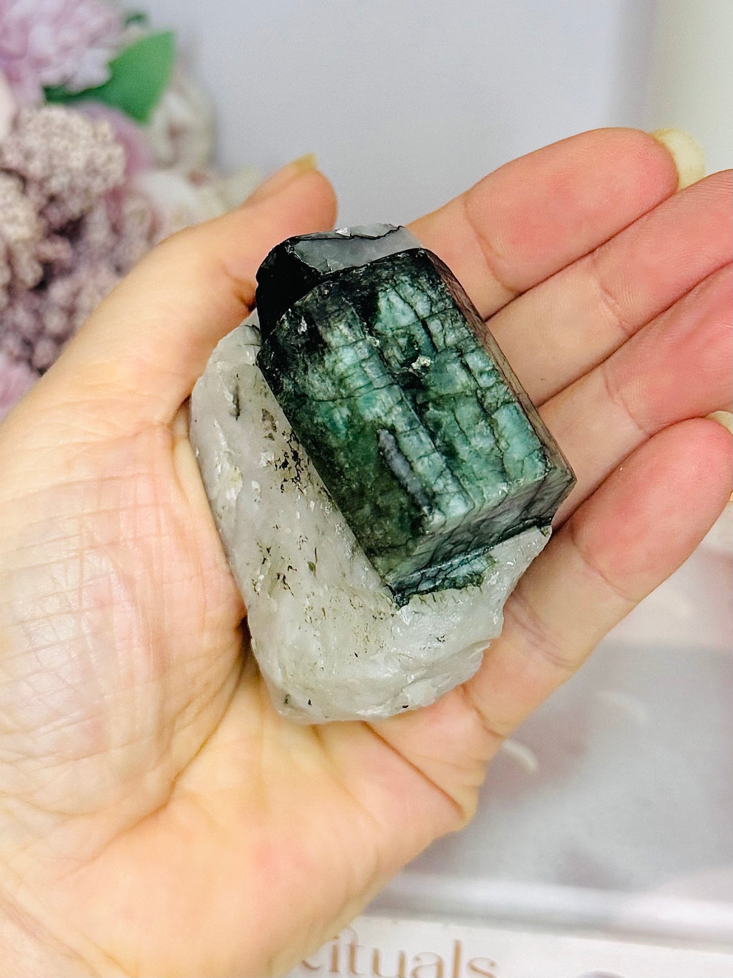 Natural Emerald Specimen on Matrix 171g