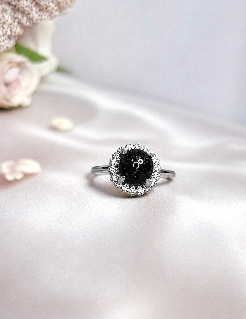 Adjustable Rutile Ring In Gift Bag