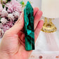 Emotional Healing ~ Absolutely Divine Tall 12cm AAA High Grade Natural Malachite Tower From Congo Simply Spectacular!!