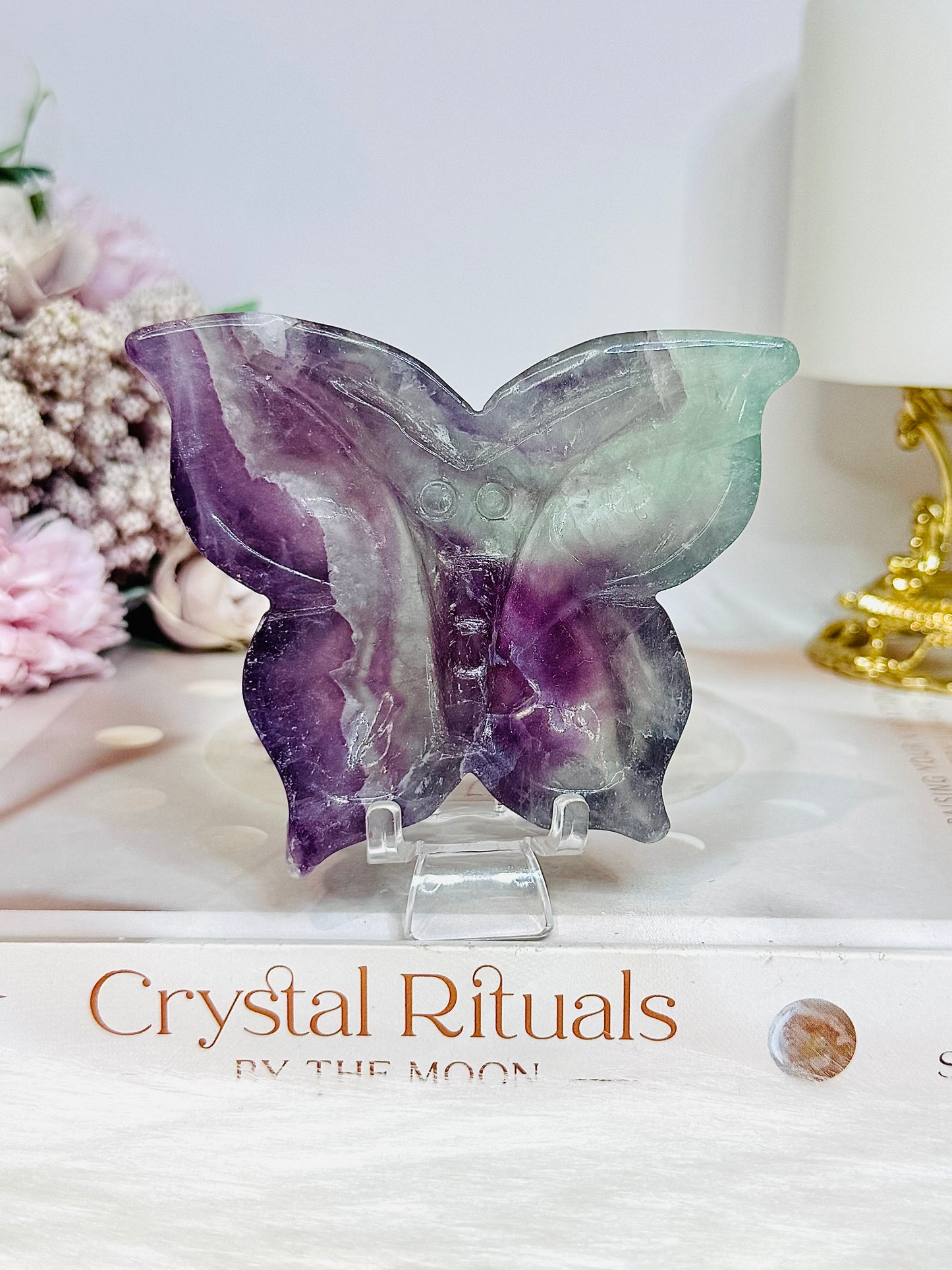 Fluorite Butterfly Dish 9cm