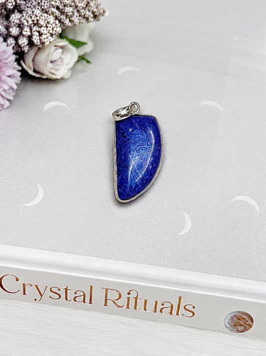Charoite Sterling Silver Pendant