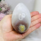 Large Druzy Agate Egg on Stand 9cm 423g