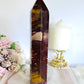 Classy & Fabulous Large Chunky Mookaite Jasper Tower 21.5cm