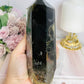 Large Garden Quartz | Lodolite Natural Polished Tower On Stand 25cm 903g