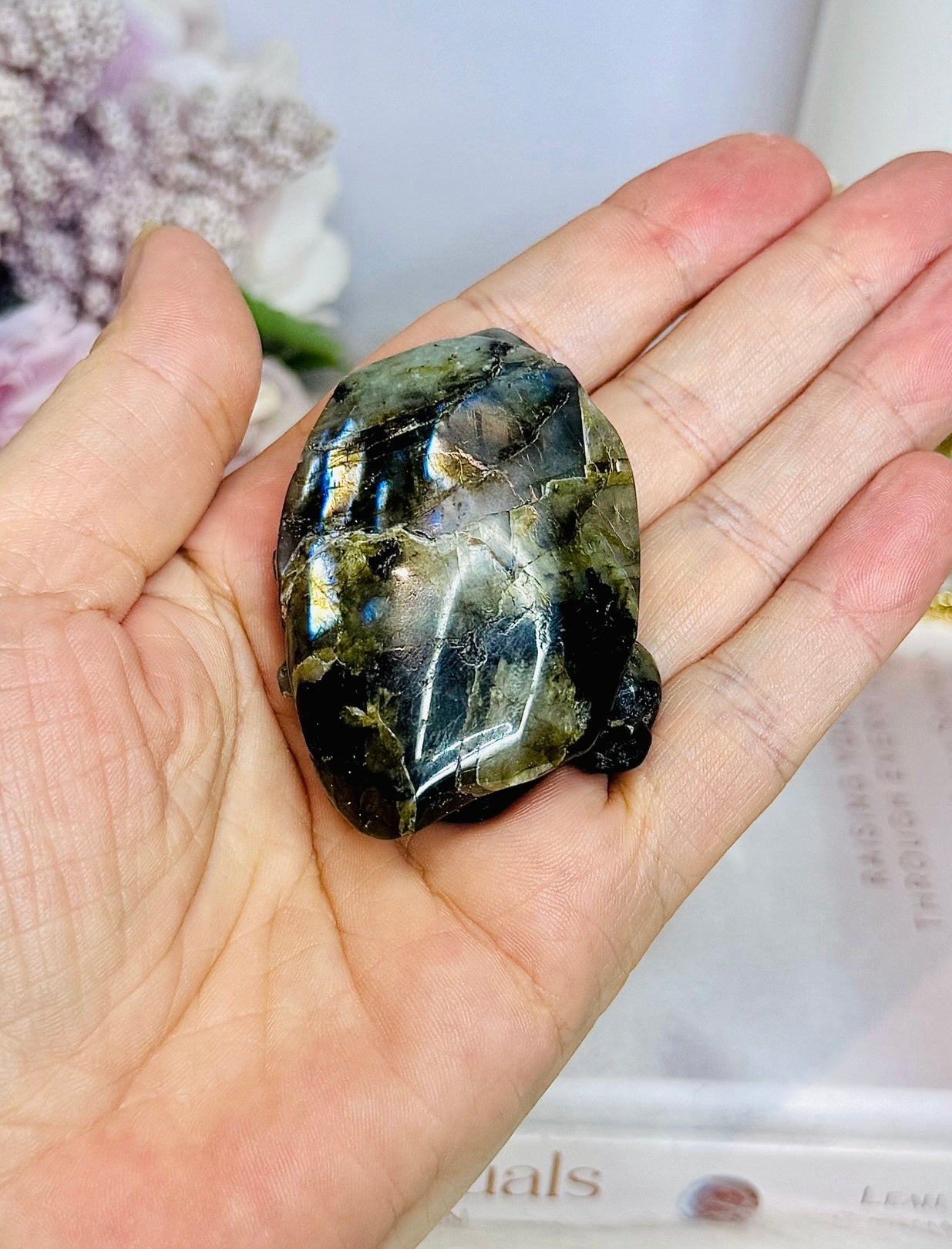 Labradorite Carved Scorpion