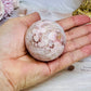 Pink Amethyst Sphere On Stand 182g