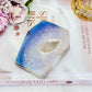 Beautiful Angel Aura Druzy Agate Coffin 9cm