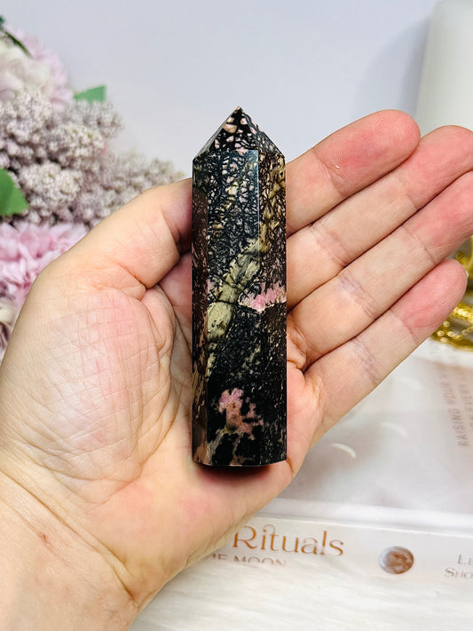 Rhodonite Tower 9.5cm