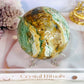 Huge Natural Glorious Variscite Sphere On Stand 802grams