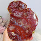 Large High Grade Ocean Jasper Druzy Slab On Stand 19cm 913g