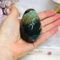 Moss Agate Egg On Stand 7cm